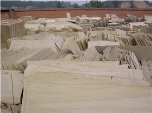 Natural Beige Sandstone Slabs