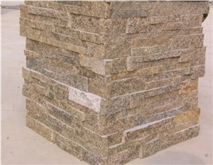 Natural Wall Corner Stone Panels, Quartz Corner