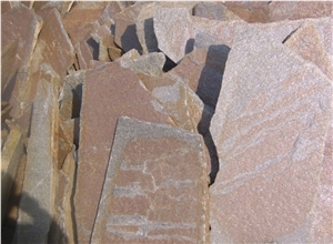 Rusty Quartzite Flag Slabs, Natural Random Tiles