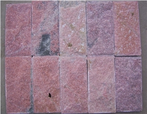 Split Red Quartzite Tiles
