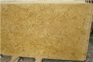 Fossil Gold, India Yellow Limestone Slabs & Tiles