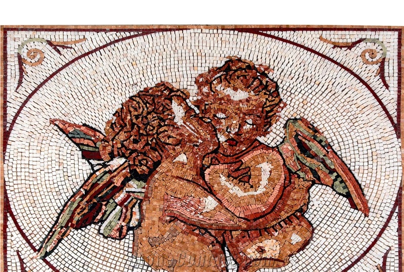 Angels - Mosaic Medallion