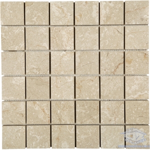 Crema Fiora Beige Marble Mosaic