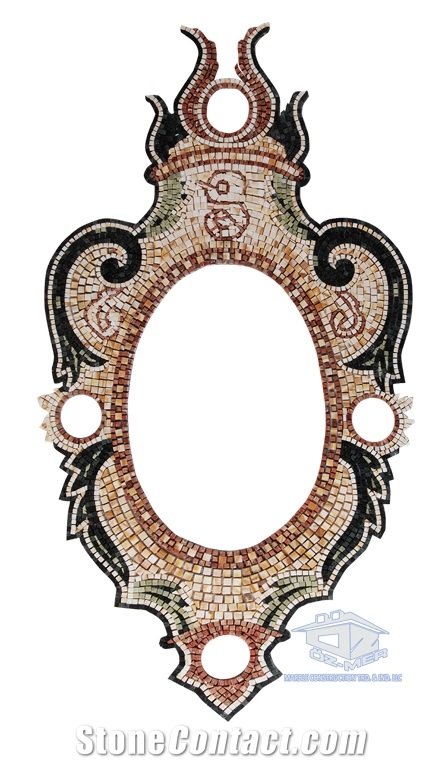 Rome Mosaic Mirror Frame