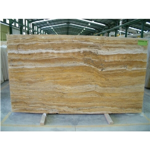 Travertino Amarillo Travertine Slabs, Spain Yellow Travertine