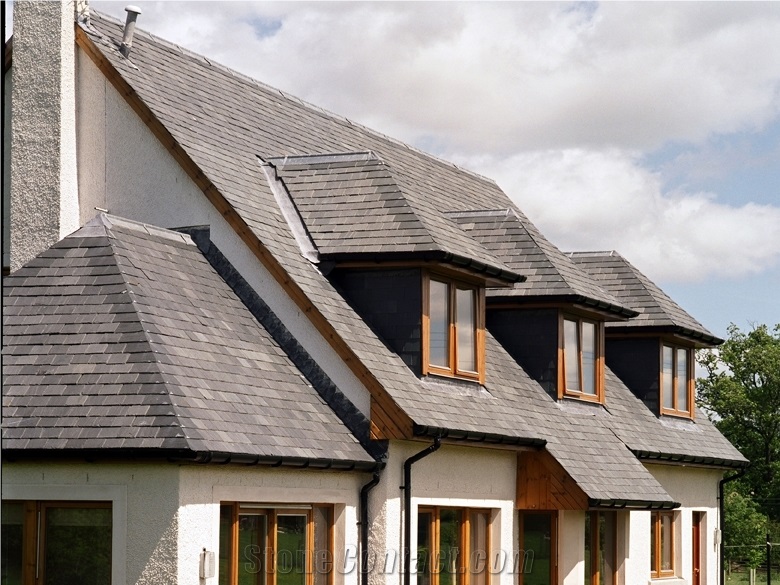 SSQ Ultra Riverstone Grey Slate Roof Tiles