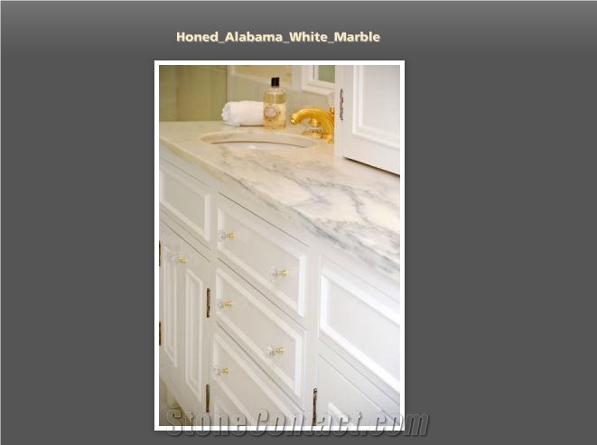 Alabama White Marble Countertop
