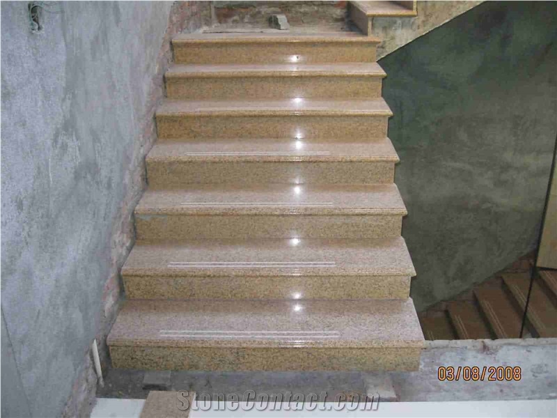 Red Granite Stair Step