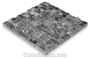 Split Face Black Marble Mosaic