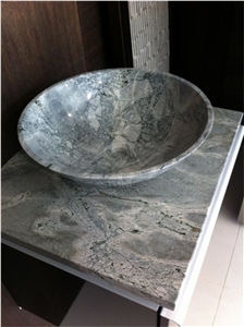 Marble Sink, Grey Blue Stone Sink