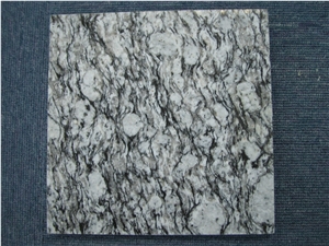 White Wave Granite Tiles, China White Granite