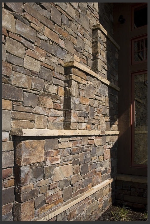 Chief Joseph Wall Stone, Brown Sandstone Wall