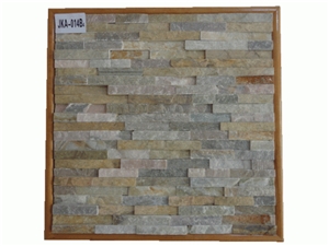 Natural Culture Stone, Beige Slate Cultured Stone/Stacked Stone for Wall Panel