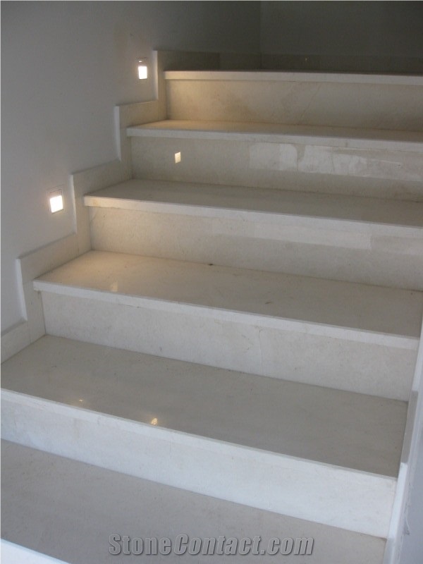 Jerusalem Beige Stairs, Beige Limestone Stairs
