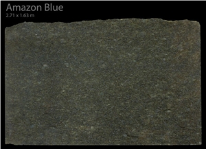 Amazon Blue Granite Slabs, Brazil Blue Granite