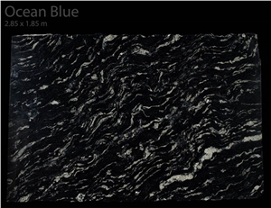Ocean Blue, Blue Fantasy Granite Slabs