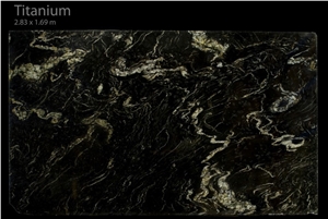 Titanium, Brazil Green Granite Slabs & Tiles