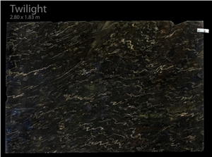 Twilight Granite Slabs, Brazil Black Granite