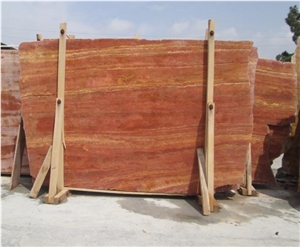 Red Persiano, Red Travertine Slabs