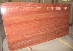 Red Persiano, Red Travertine Slabs