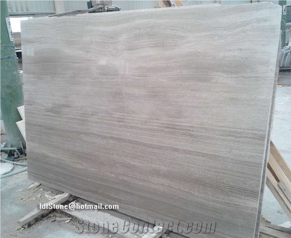 Grey Wood Vein Marble Slabs 240upx130upx2cm, Wooden Grey Marble Slabs,Grey Wood Garin Marble