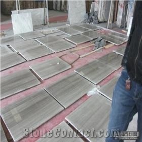 White Wood Vein Marble Tiles, White Wood Grain Marble Tiles, Marble Tiles 24X24