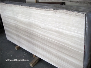 White Wooden Marble Slabs, White Wood Grain Marble, White Wood Vein Marble Slabs