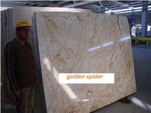 Turkey Golden Spider Marble, Turkey Beige Marble Slabs & Tiles