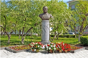 Memorial in Suhovjazkiy Granite, Suhovjazkiy Grey Granite Memorial
