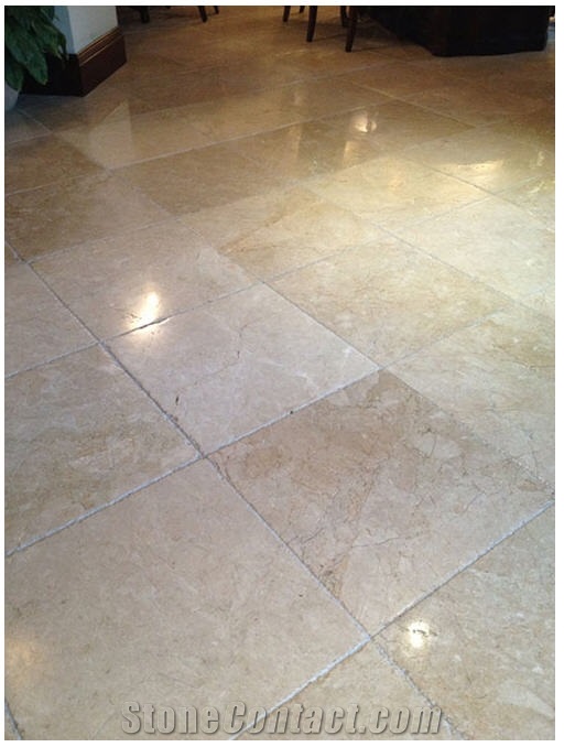 Limestone Floor Tiles, Installation