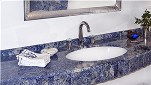 Azul Bahia Granite Bathroom Vanity Top,Bathroom Vanity Top