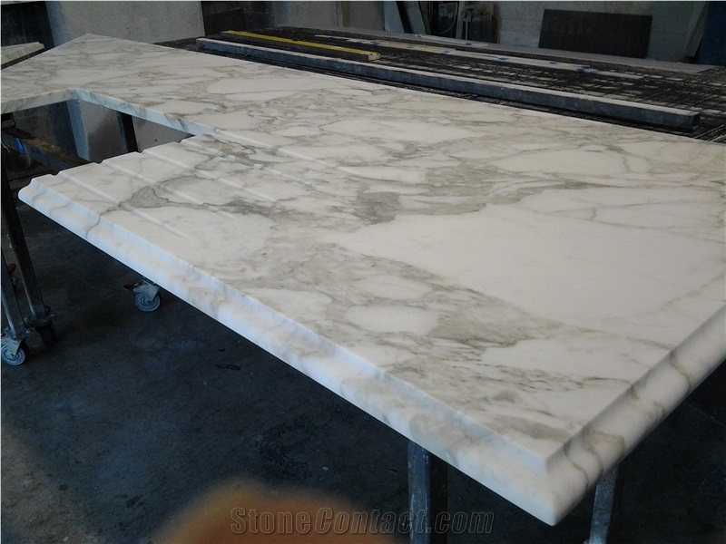 Calacatta Vagli Extra Marble Countertop, White Marble from Russian ...