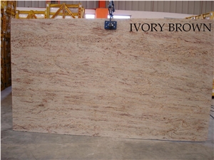 Ivory Brown Granite Slab & Tile