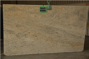 Ivory Fantasy Granite Slab, India Yellow Granite