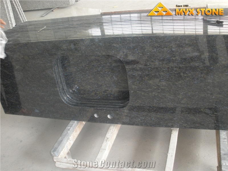 China Butterfly Blue Countertops Blue Granite