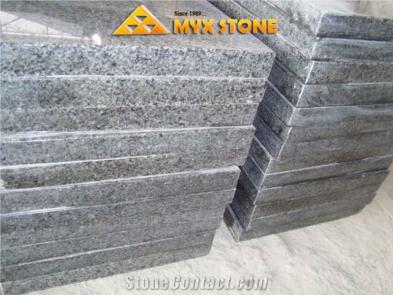 G654 Padang Dark Granite Chiseled Slab & Tile,China Black Granite Tiles
