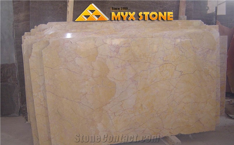 Guang Yellow China Yellow Marble Slab and Tile