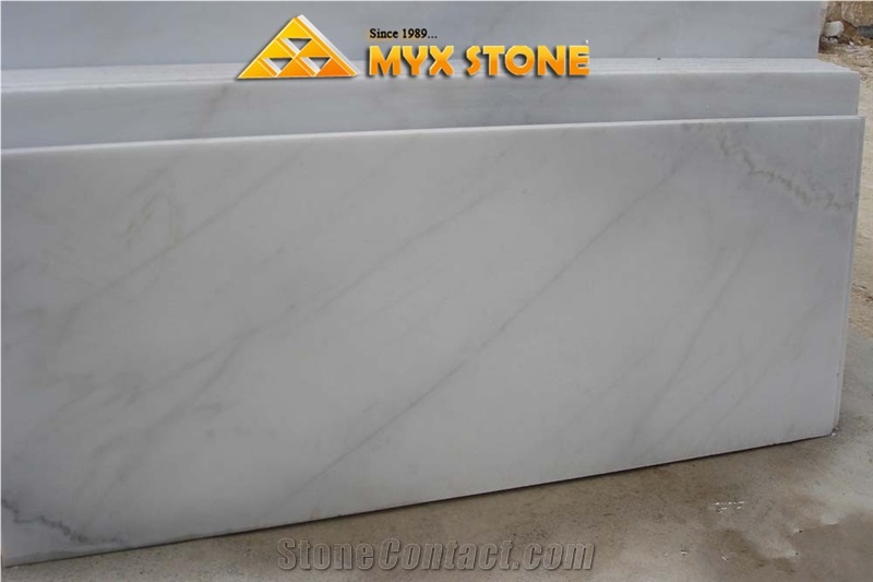 Guangxi White China Carrara White Slab, China White Marble