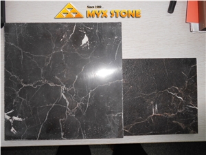 Portoro Gold Marble China Brown Marble Slab and Ti