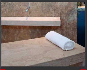 Tostado Travertine Wall, Mexico Brown Travertine