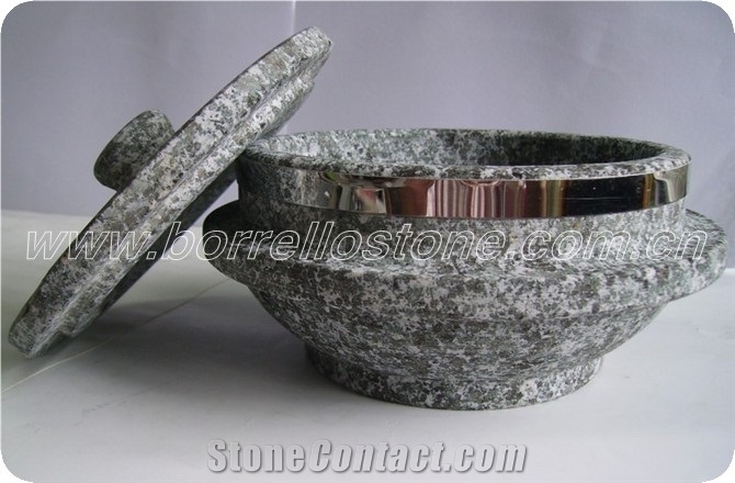 China Granite Stone Kitchenware, Grey Granite Kitchen Accessories