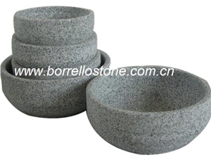 Hot Sales Stone Bowl, Grey Granite Bowls