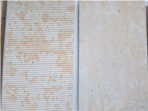 Gold Chinese Limestone Tiles, China Yellow Limestone Different Surface Sample Tiles-Good Price