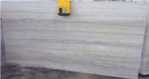 Ocean Blue Travertine Vein Cut, Italy Grey Travertine