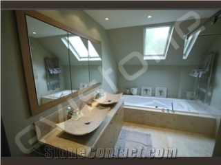 Jura Beige Limestone Bathroom Design