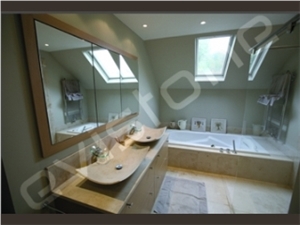 Jura Beige Limestone Bathroom Design