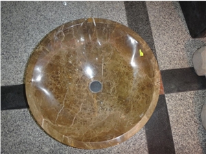 Brown Marble Sink