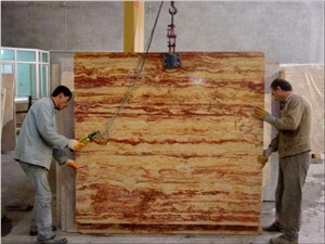 Galilea Travertine Slabs & Tiles, Turkey Red Travertine