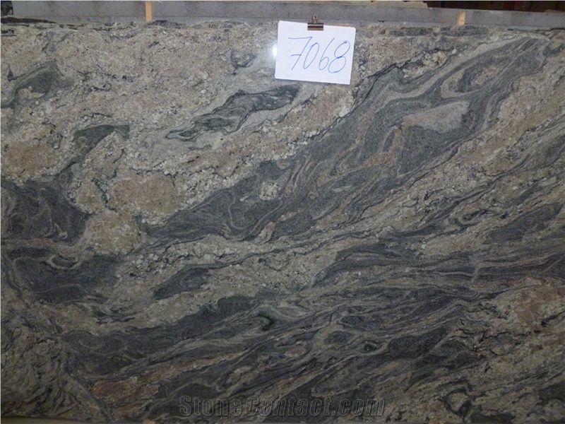 Piracema Granite Slabs, Brazil Grey Granite