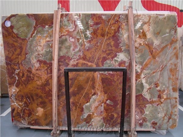 Red Onyx Tile, Pakistan Red Onyx